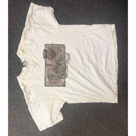 Harley Davidson 115th Anniversary T-Shirt Mens 2XL White Asheville NC Graphic - Picture 4 of 4